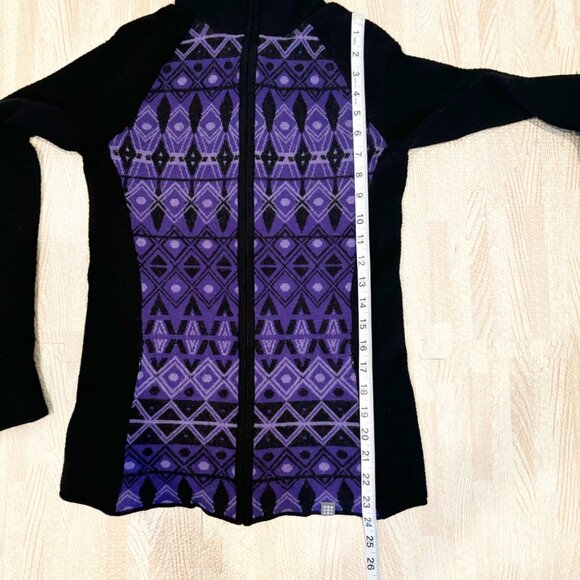 Title Nine 100% Merino Wool Long Sleeve Full Zip Cardigan Size Small - Picture 9 of 9